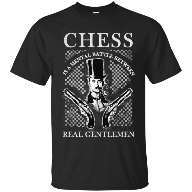 Chess t-shirt Real Gentlemen