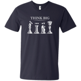 Chess V-neck T-shirt Think big 